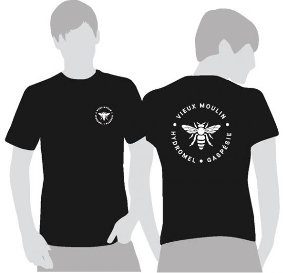 T-shirt-noir-logo